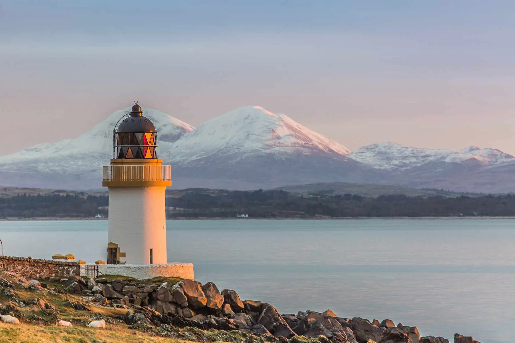 Loch Indaal Lighthouse Islay at Dawn
